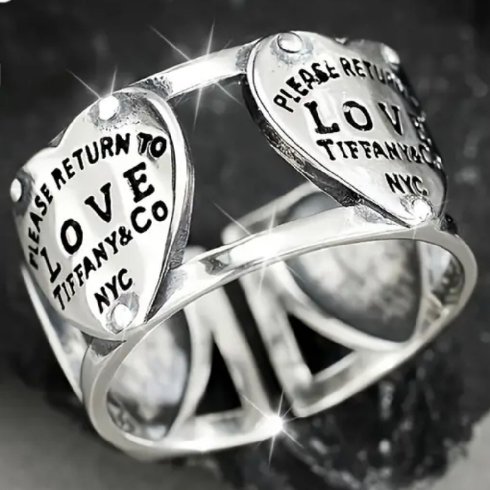 Fashion Silver Adjustable Ring - Picture 5 of 5
